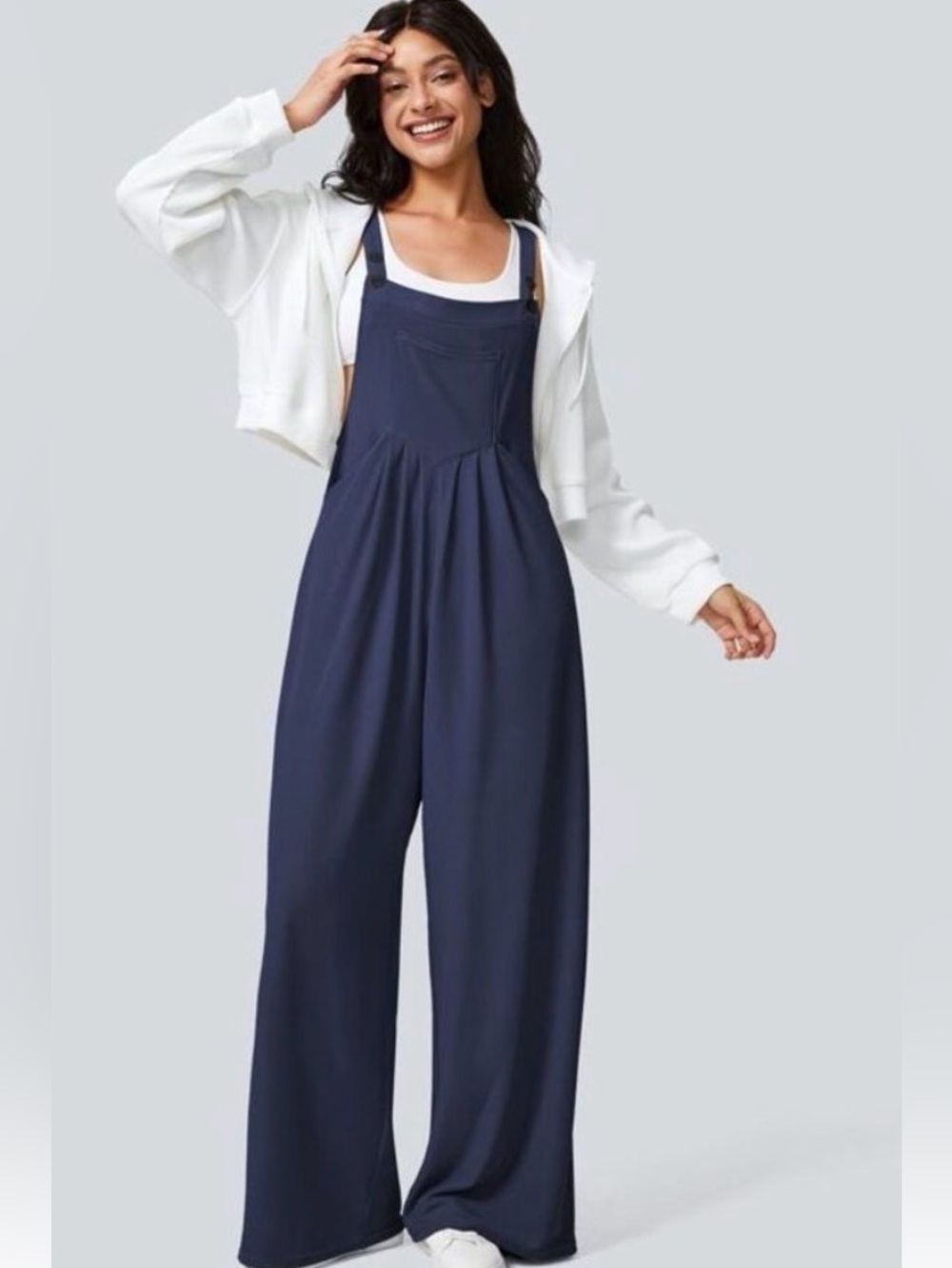NEW Halara Dark Blue Overalls - large
